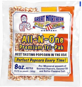 Great Northern Popcorn All-in-One Premium Tri-Pak Popcorn - 12/Custodia - Foto 1 di 12