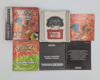 Pokémon FireRed Version (GBA) | CIB Complete + Adapter | Authentic PAL | Tested - Image 1 of 4