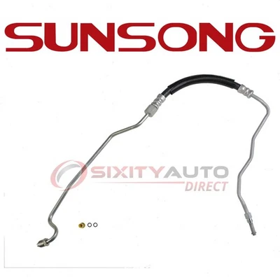 Sunsong Power Steering Pressure Line Hose for 1988-1990 Chevrolet Celebrity vu - Image 1 of 4