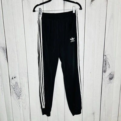 Pantalones de chándal Adidas Tiro negros blancos talla cónicos niños jóvenes L 13/14 Foto 1 de 4