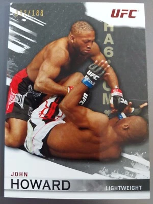 John Howard #102 2010 Topps UFC Knockout Silver #092/188 - Image 1 of 2