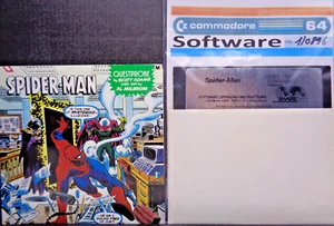 COMMODORE 64/128 -- SPIDER-MAN (SHAREDATA - DISK) - Picture 1 of 3