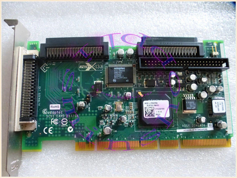 1PCS Used ASC-29320A ASC-29320A-R Adaptec 320M SCSI RAID Card - Image 1 of 1