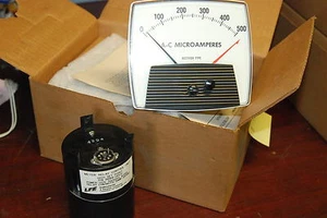 LFE, V414-EMEM-00, 8889-0003, A-C Microamperes, Sheilded Meter, New in Box - Picture 1 of 3