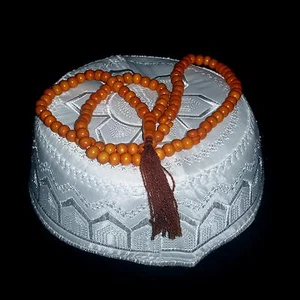 Preghiere Namaz Zikr Allah Musulmana Rosario Tesbih Tasbih Cappello da Tgl 53 - Picture 1 of 1