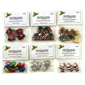 Buttons Galore 50+ Assorted Christmas Theme Buttons for Sewing & Crafts - Picture 1 of 7