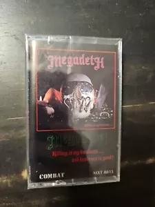 Megadeth Killing is my business…1985 COMBAT MXT 8015 Cassette Tape New Sealed - Imagen 1 de 6