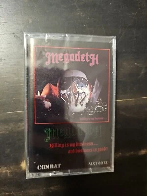 Megadeth Killing is my business…1985 COMBAT MXT 8015 Cassette Tape New Sealed - Image 1 of 4