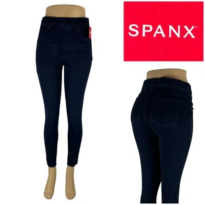 Leggings jeans SPANX comprimento médio regular no tornozelo skinny MSRP $98 nova com etiquetas - Imagem 1 de 4
