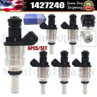 ​​​6 Inyector de combustible para BMW 320i 325ci 325i 1999-2006 325xi 525i X3 Z3 Z4 1427240 Foto 1 de 4