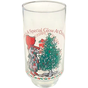 Coca Cola Limited Edition Holly Hobbie Christmas Glass - Coke Holiday Glass - Picture 1 of 6