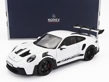 Norev 187361 Porsche 911 GT3 Rs Bianco 2022 Scala 1 18 Modellino Auto