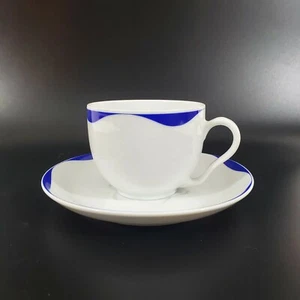 Crate & Barrel Kahla Blue Breeze Cup & Saucer - Germany - Picture 1 of 8