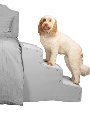 Pet Gear Easy Step III Pet Stairs, 3 Step for Cats/Dogs, Pets Up to 150 Lbs Grey - Image 1 of 4