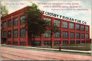 Postal publicitaria de Rochester, Nueva York THE CROSBY FRISIAN FUR CO. 1911 Cancelar - Imagen 1 de 2