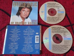 ROBERTO CARLOS ** Las Canciones Que Yo Amo: 40 Grandes Exitos ** 1995 Spain CD - Picture 1 of 1