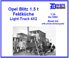 Dnepro Model Dn3569 - 1/35, Opel Blitz 1,5 t Feldkьche, Full set parts of truck