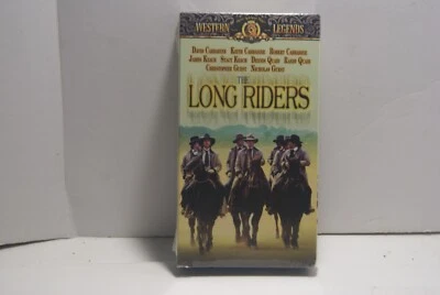The Long Riders (VHS, 1998, Western Legends) NEW Sealed MGM W/Watermarks Western Foto 1 de 3