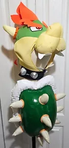 Adult Bowser Costume Kit Plush Hood Mask Headpiece Inflatable Shell Halloween - Picture 1 of 7