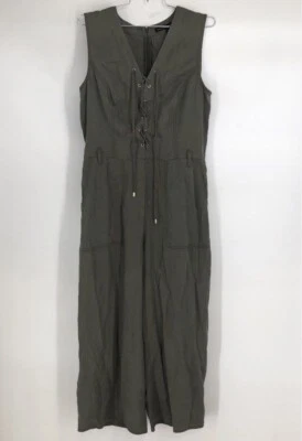 NWT White House Black Market Women's Lichen Crop One-Piece Jumpsuit - Size 12 - Image 1 of 4