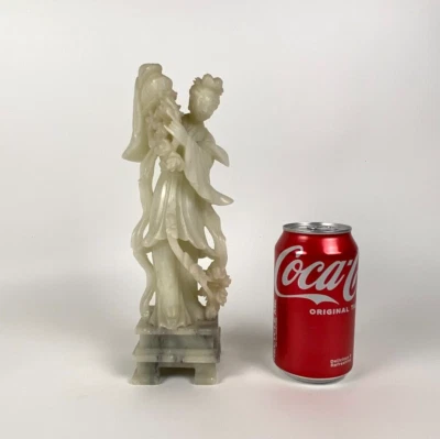 Figura de Jabonera China De Colección Kwan Yin Guan Yin Mujeres Flores Femeninas Guanyin Foto 1 de 4