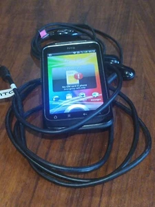 HTC Wildfire S A510e Black Smartphone Mobile A510e Fully Working + Headphones - Picture 1 of 9