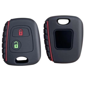 Funda llave coche negra para Peugeot Partner 107 206 SW CC 406 307 - Imagen 1 de 3