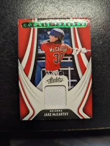 2022 Absolute Jake McCarthy Rookie Threads Jersey Patch Memorabilia 062/199 - Picture 1 of 2
