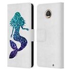 Official Pldesign Sparkly Mermaid Leather Book Wallet Case For Motorola Phones