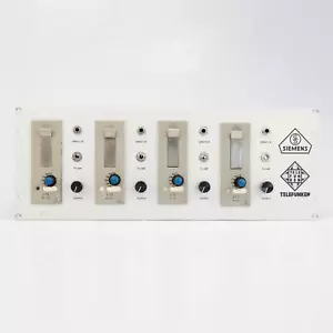 4 Telefunken Siemens V78 Tube Microphone Preamps w/ PSU #43158 - Picture 1 of 24