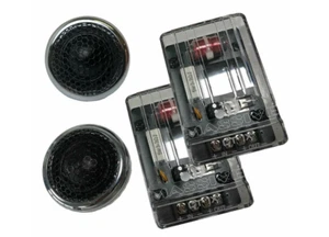MASSIVE AUDIO CT 1X - 100W RMS MULTI MOUNTING 25MM SILK DOME CHROME TWEETERS - Picture 1 of 2