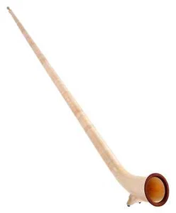 Handgemachtes Alphorn Deluxe aus Fichtenholz mit leichter Ansprache Bb gestimmt - Bild 1 von 7