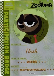 2024 Card.Fun Disney All-Star Sports SR Entry Badge DFS01SR30 Flash - Bild 1 von 2