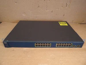 Cisco CATALYST WS-C3560-24PS-S V07 Ethernet Switch 24x Gigabit PoE + RACK EARS - Photo 1/11