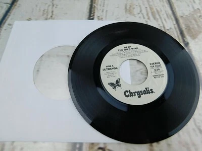 Ultravox Reap The Wild Wind Chrysalis Records Promo 45 Foto 1 de 3