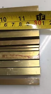 BRASS SQUARE ROD 6.35 MM diameter 1/4 INCH FREE CUTTING BRASS LENGTH 30 CM - Bild 1 von 4