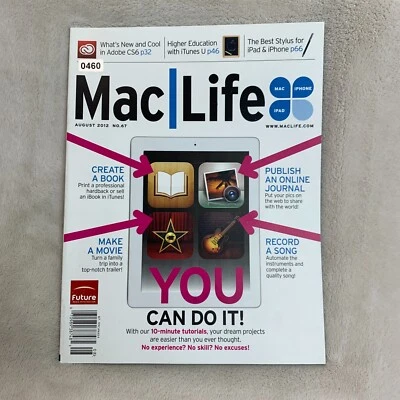 Mac Life Magazine Create A Book Or Online Journal August 2012 - Image 1 of 3