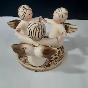 Angel Ring Candle Holder Childlike, Whimsical, Earthy - Picture 1 of 5