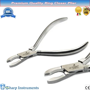 Ring Closer Plier Body Piercing Surgical Steel Hoop Captive Bead Jeweller Pliers - Picture 1 of 2