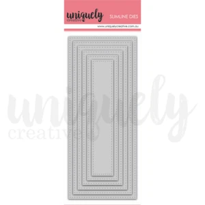 Uniquely Creative Dies - Slim Stitched Nesting Rectangle - Picture 1 of 1