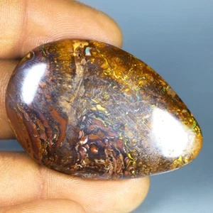 78.61 ct Cabochon (44 x 30 mm) Multi Color Australian Koroit Boulder Opal - Picture 1 of 2