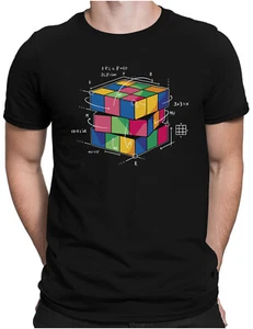 Magic Cube | Herren Fun T-Shirt S bis 4XL | Zauberwürfel Sheldon Cooper Physik - Picture 1 of 15