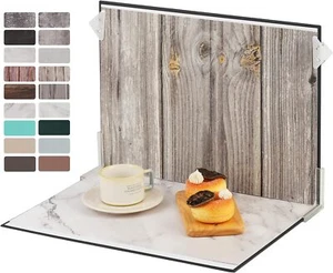 Kit de mesa para comida de fondo de papel fotográfico fotografía de productos 9 piezas 18 patrones - Imagen 1 de 7