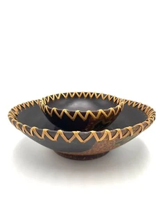 Terracota By Sachi Longpi Black Pottery Decorative Bowls - Picture 1 of 12