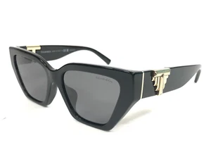 Tiffany & Co. Sunglasses TF4218-F 8001/81 Black Asian Fit w/ Dark Grey Polarized - Picture 1 of 14