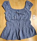 T99 Old Navy Blue Tank Top Size Xsmall New