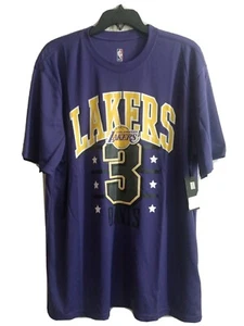 Anthony Davis Los Angeles Lakers #3 NBA  Apparel Purple T-Shirt Jersey Sz XL - Picture 1 of 8