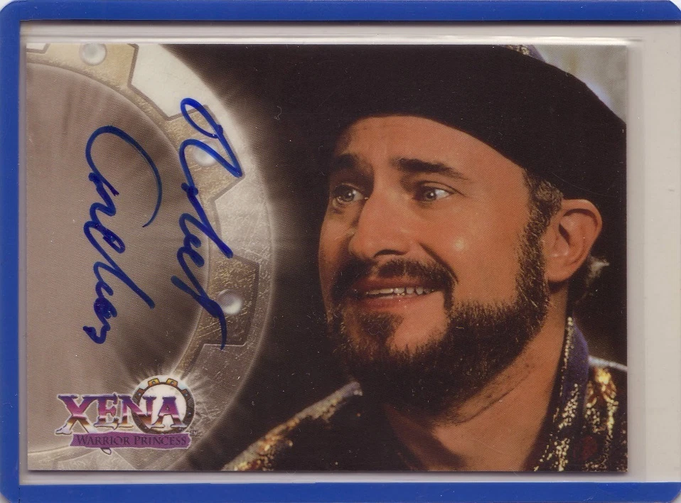 Topps Xena Series Season 2 Robert Trebor ( Salmoneus ) autograph auto card #A9 - Image 1 of 1