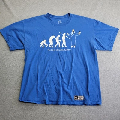 Camisa WWE Damien Sandow Para Hombres XL El Nacimiento del Intelectualismo Lucha Gráfico Foto 1 de 4