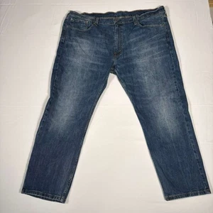 Levi’s 502 Jeans Men’s 44x29  Blue Wash Cotton Blend Denim Tapered Casual 10/10 - Picture 1 of 9